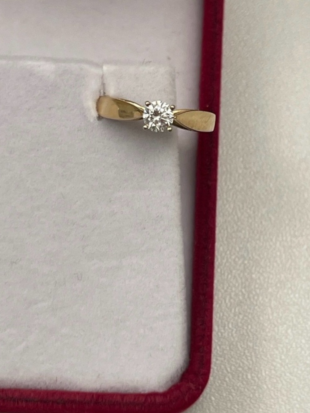 🌟6XHP🌟Ladies 0.28 Real Diamond ring. Ring Size 5 weighing 1.77 grams - Picture 5 of 13
